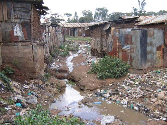 Korogocho slum in Nairobi